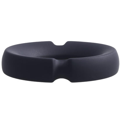 Merci - the Paradox - Silicone Covered Metal Cock Ring - 45mm - Black - Love It Wet