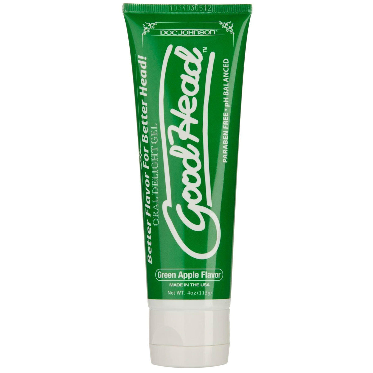 Good Head Oral Delight Gel 4 Oz - Green Apple - Love It Wet