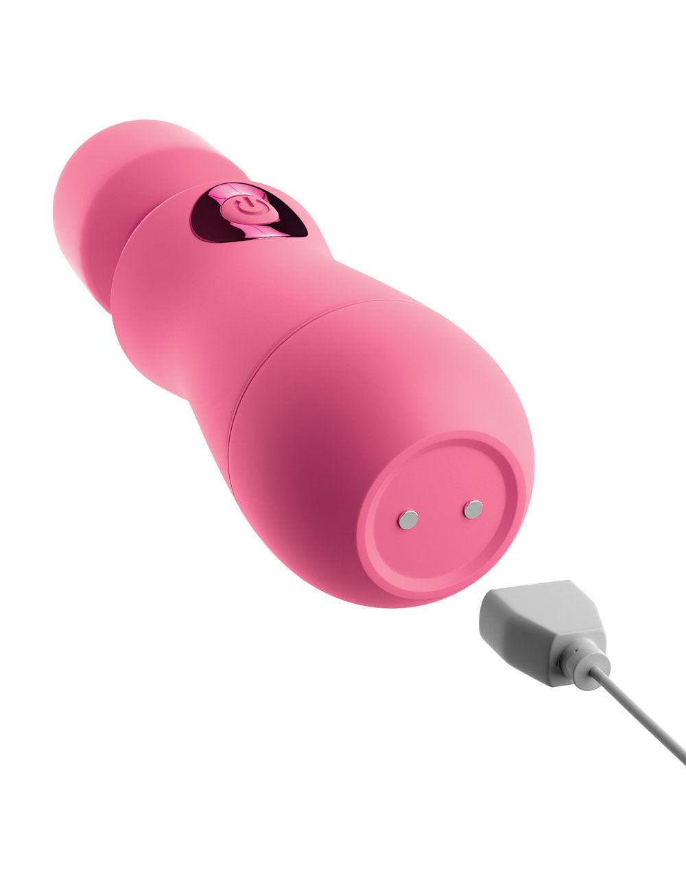 Omg! Wands Enjoy Rechargeable Vibrating Wand - Pink - Love It Wet