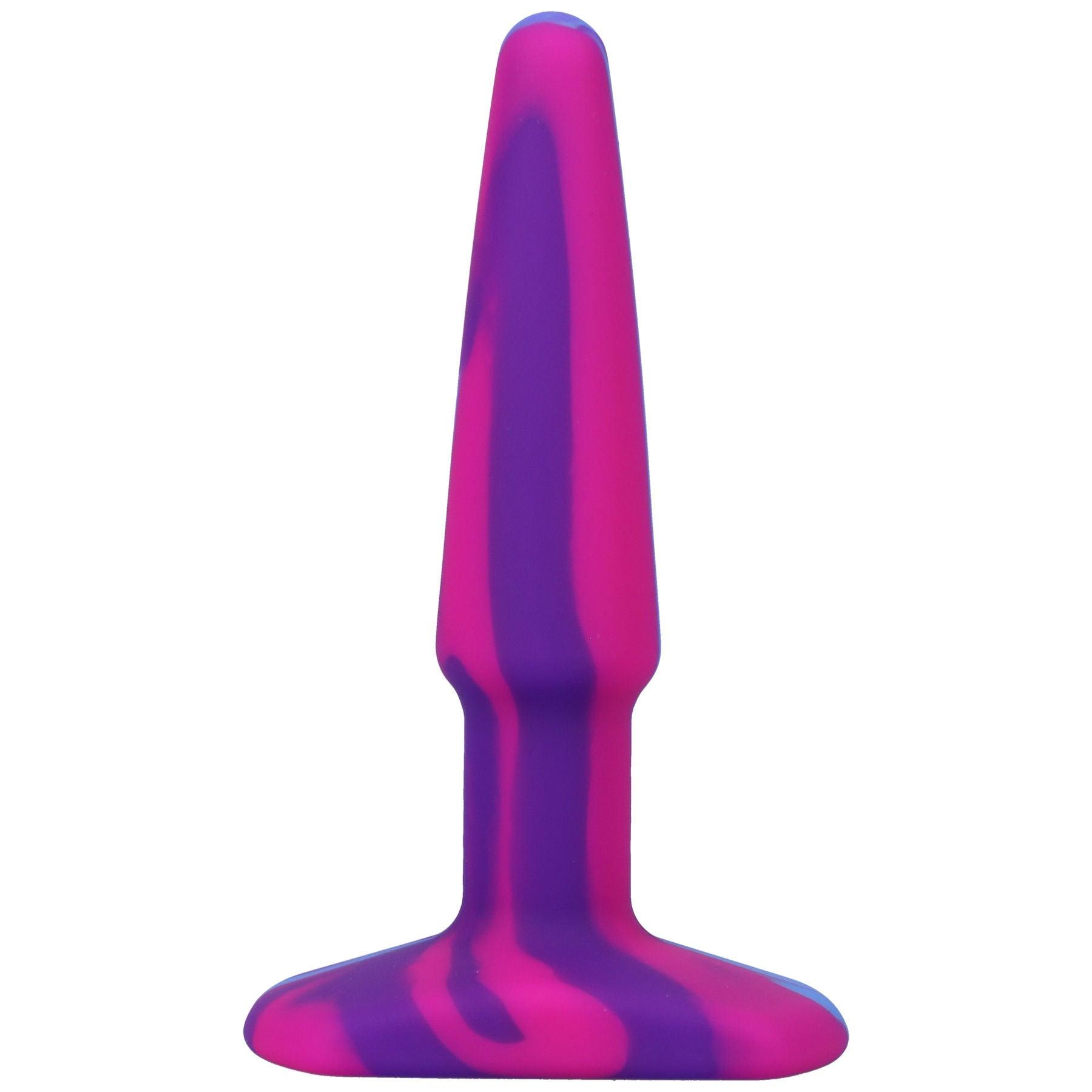 A-Play Groovy Silicone Anal Plug 4 Inch - Berry - Love It Wet