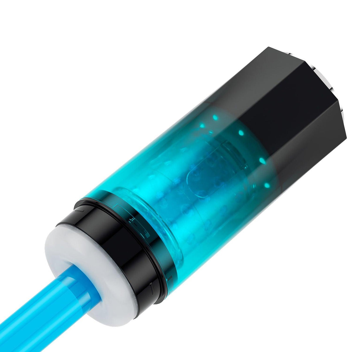 Adrian - Water Spa Rotating Male Masturbator - Blue - Love It Wet