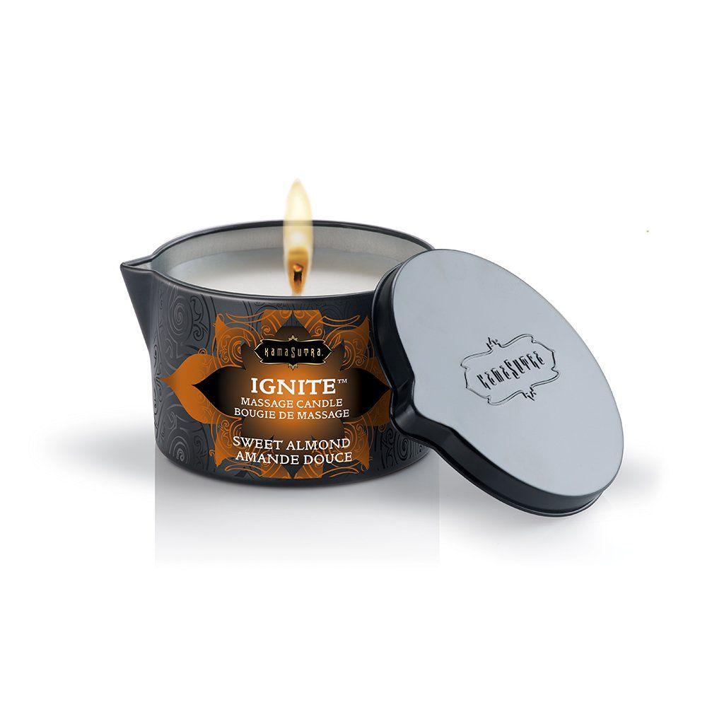 Ignite Sweet Almond Massage Candle - 6 Oz. - Love It Wet