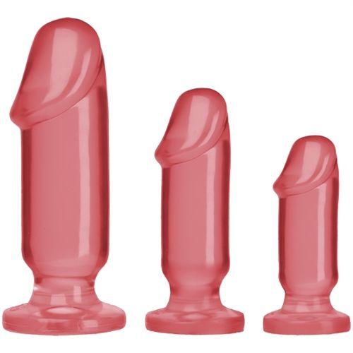 Crystal Jellies Anal Starter Kit - Pink - Love It Wet