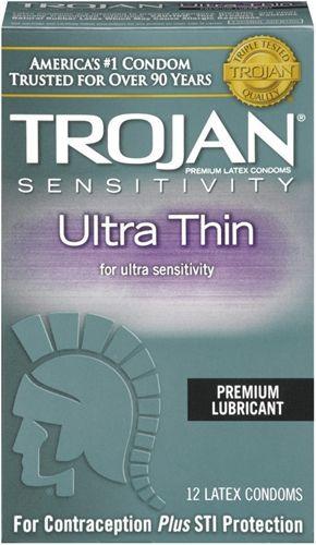 Trojan Sensitivity Ultra Thin Lubricated Condoms - 3 Pack - Love It Wet