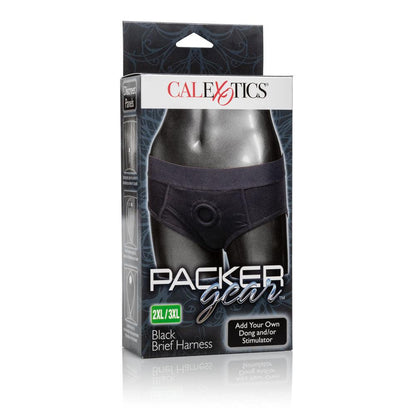 Packer Gear Black Brief Harness 2xl/3xl - Love It Wet