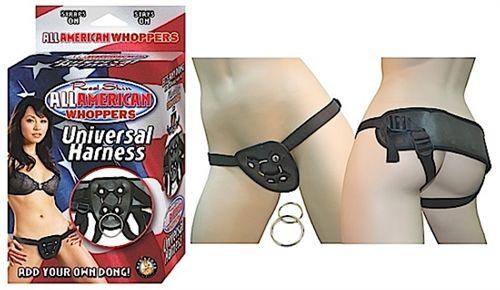 All American Whoppers-Universal Harness-Black - Love It Wet