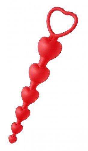 Sweet Hearts - Heart Shaped Silicone Anal Beads - Love It Wet