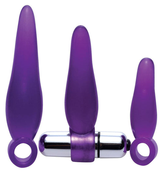 Fanny Fiddlers 3 Piece Finger Rimmer Set With Vibrating Bullet - Love It Wet