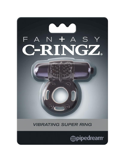 Fantasy C-Ringz Vibrating Super Ring Black - Love It Wet