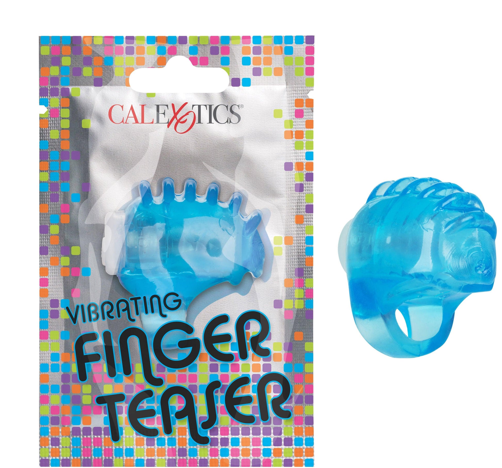 Foil Pack Vibrating Finger Teaser - Blue - Love It Wet