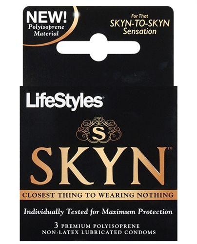 Skyn Original - Non-Latex Lubricated Condoms - 3 Pack - Love It Wet