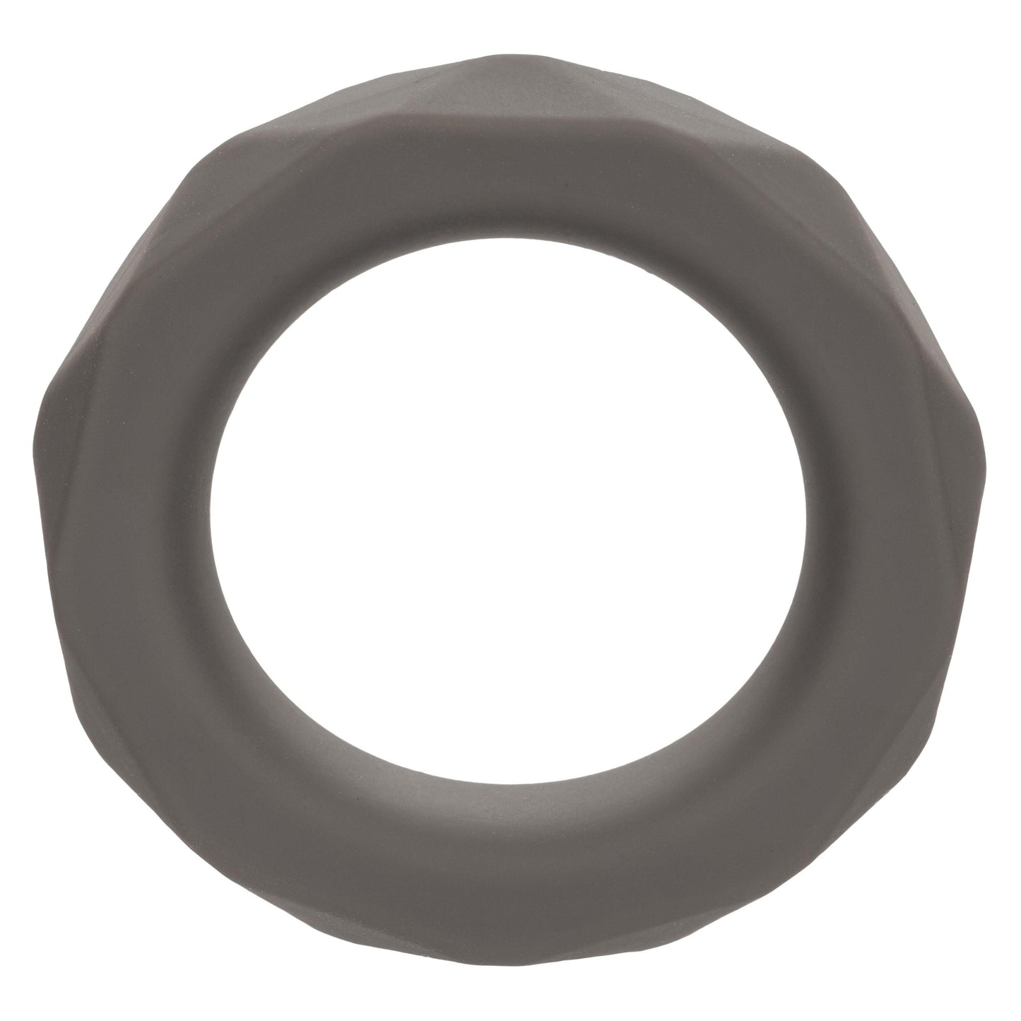 Alpha Liquid Silicone Prolong Prismatic Ring - Gray - Love It Wet