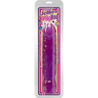 Crystal Jellies Big Boy 12 Inch - Purple - Love It Wet