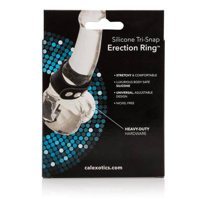 Silicone Tri-Snap Erection Ring - Love It Wet