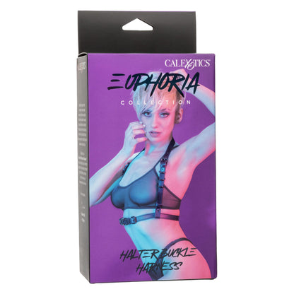 Euphoria Collection Halter Buckle Harness - Black - Love It Wet