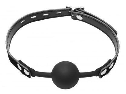 Premium Hush Ball Silicone Comfort Forming Locking Ball Gag - Love It Wet