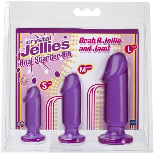 Crystal Jellies Anal Starter Kit - Pink - Love It Wet