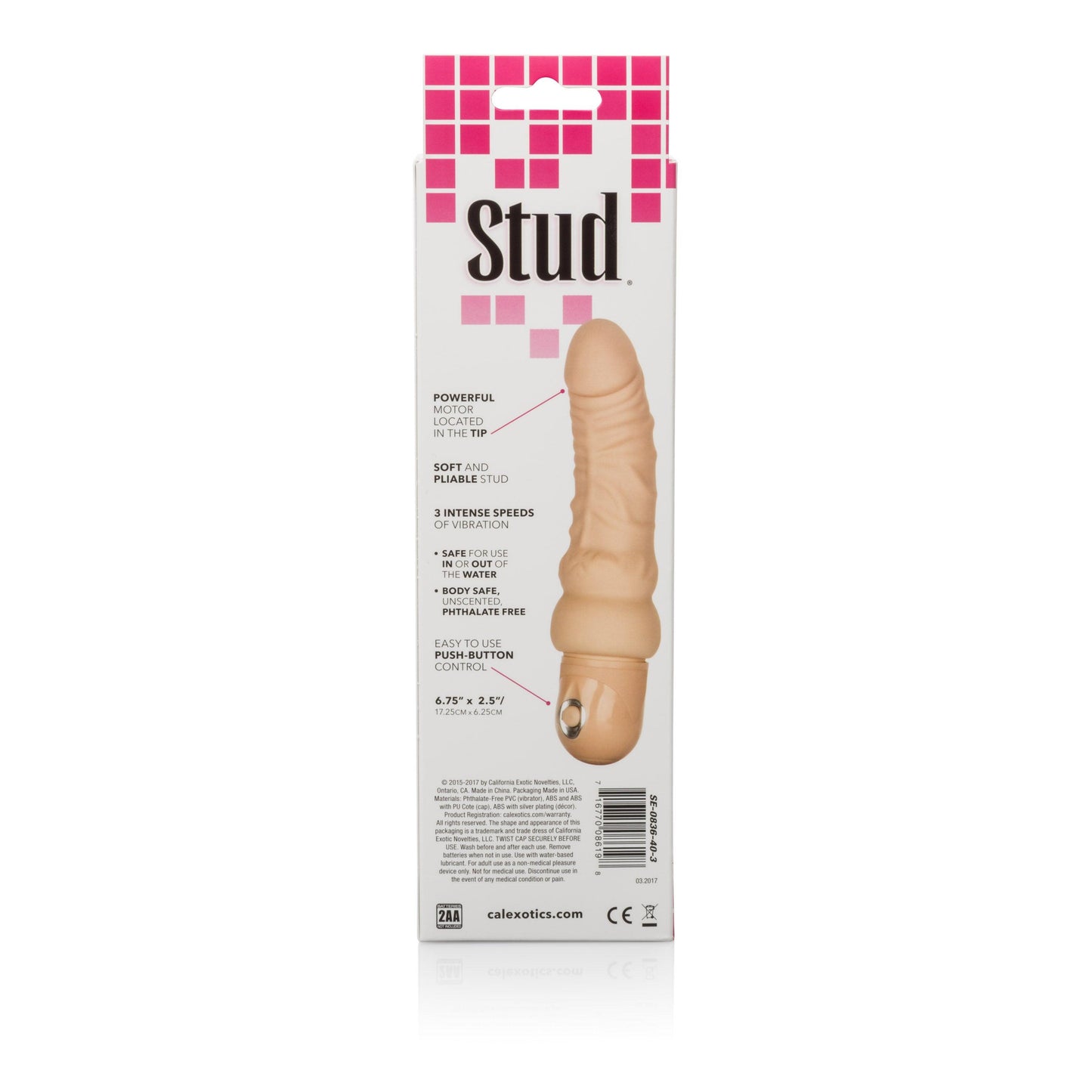 Waterproof Power Stud - Curvy - Ivory - Love It Wet