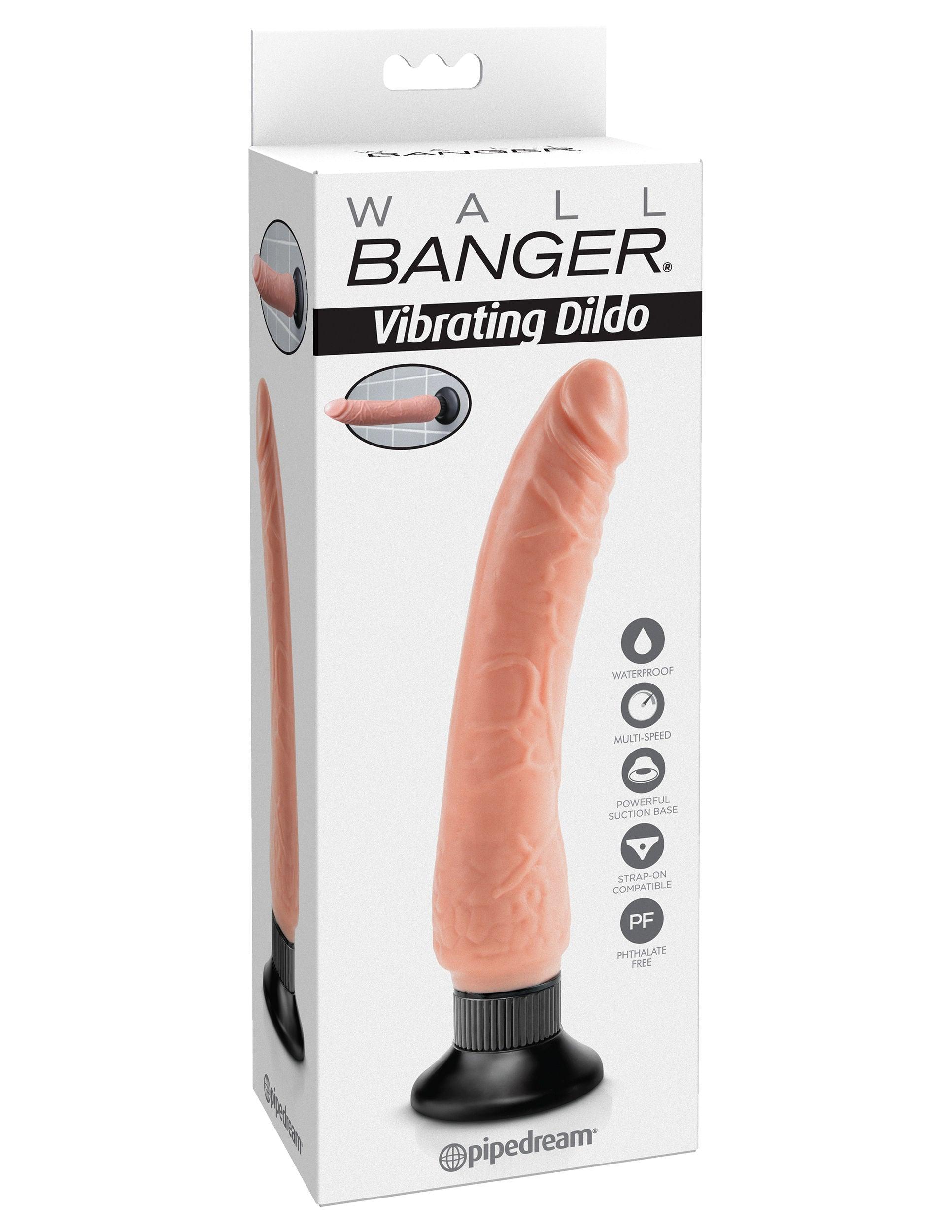 Wall Banger - Vibrating Dildo - Beige - Love It Wet