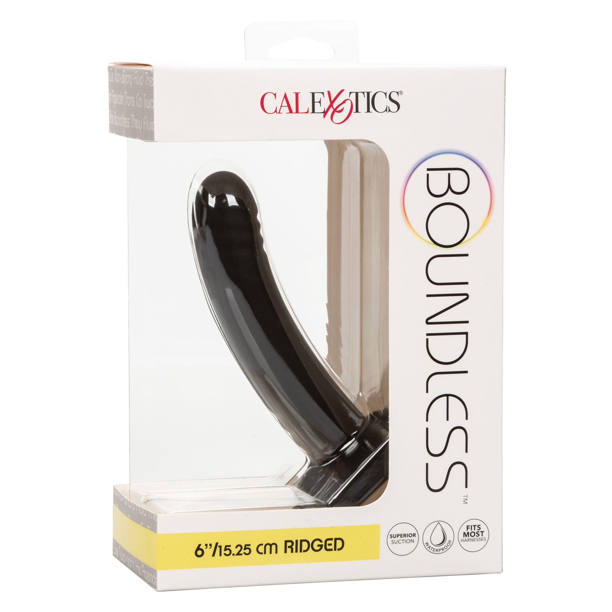 Boundless Ridged - 6 Inch - Black - Love It Wet