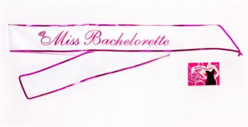 Miss Bachelorette Sash - White - Love It Wet