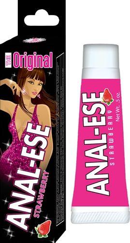 Anal-Ese Strawberry - .5 Oz. - Soft Packaging - Love It Wet