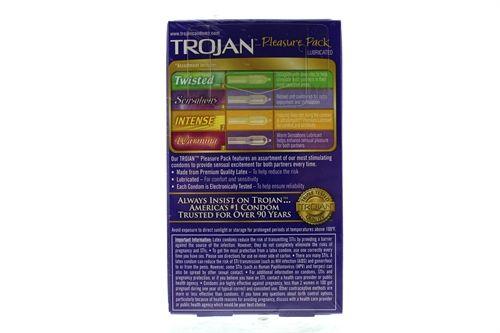 Trojan Pleasure Pack - 12 Pack - Love It Wet