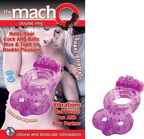 The Macho Double Ring Purple - Love It Wet