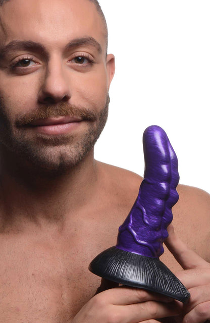 Orion Invader Veiny Space Alien Silicone Dildo - Purple - Love It Wet