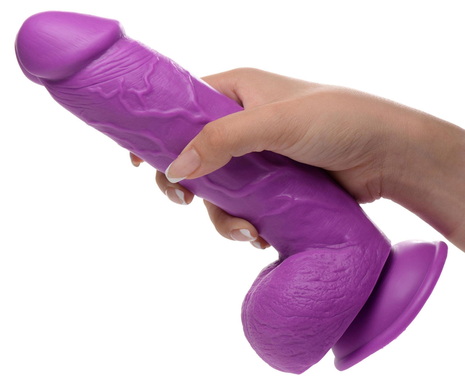 Pop Pecker 8.25 Inch Dildo With Balls - Light - Love It Wet