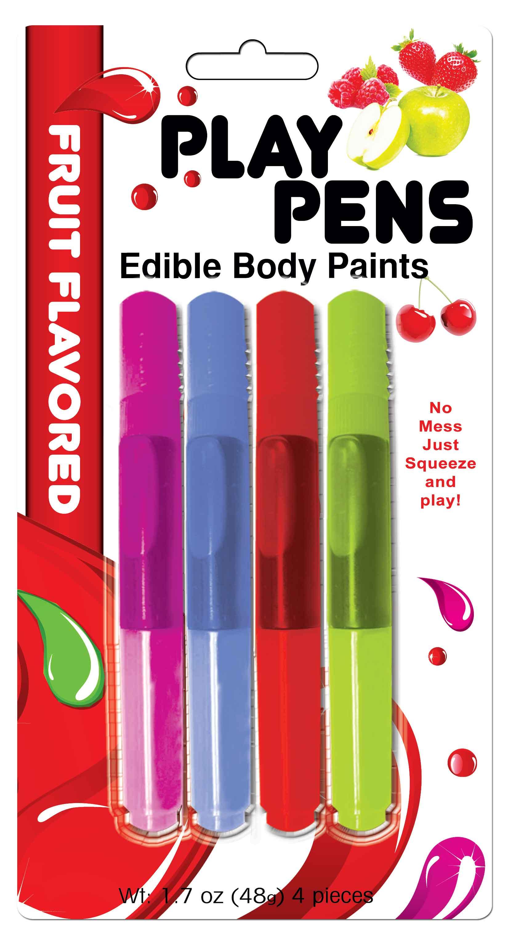 Play Pen Edible Body Paint Brushes - Love It Wet