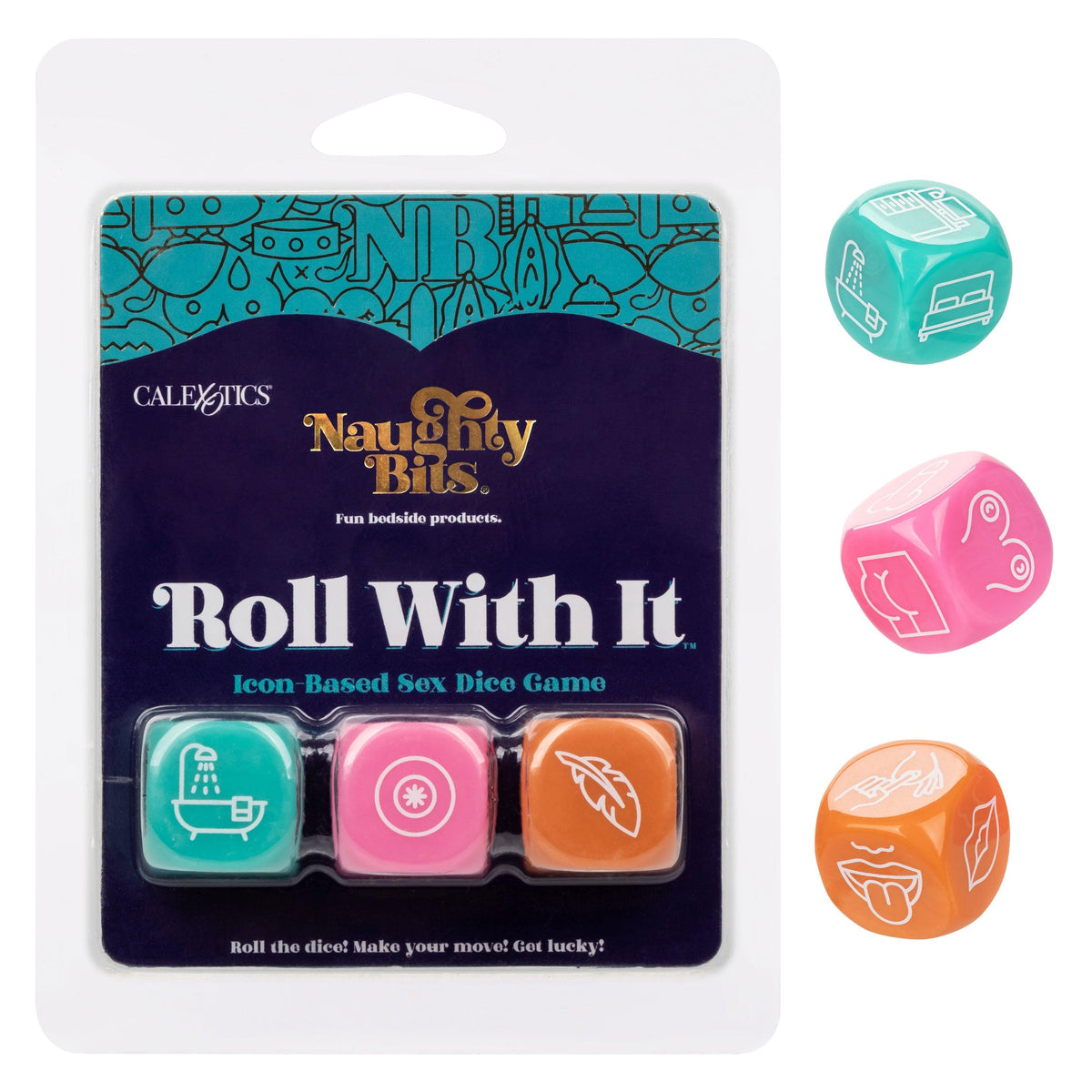 Naughty Bits Roll With It Icon - Based Sex Dice Game - Love It Wet