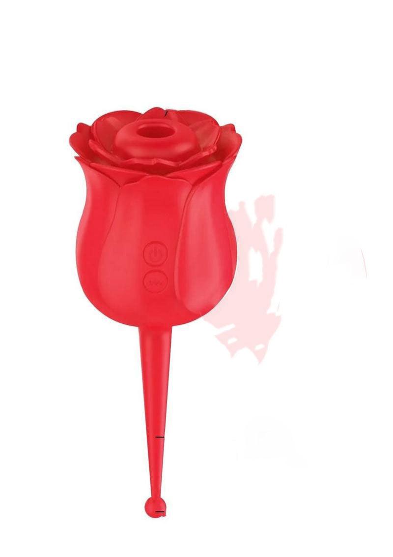 Wild Rose Le Point Suction/stim - Red - Love It Wet