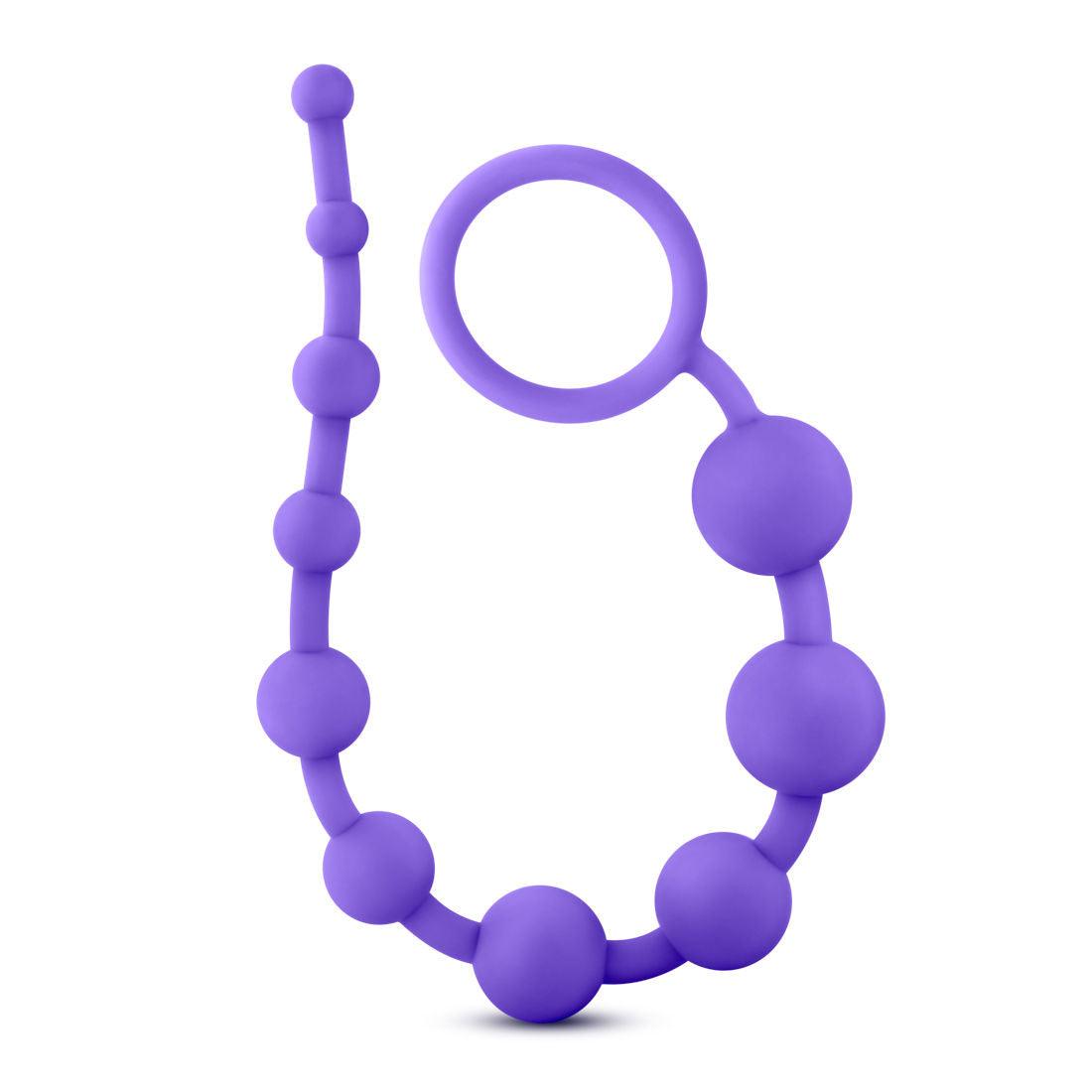 Luxe Silicone 10 Beads - Indigo - Love It Wet