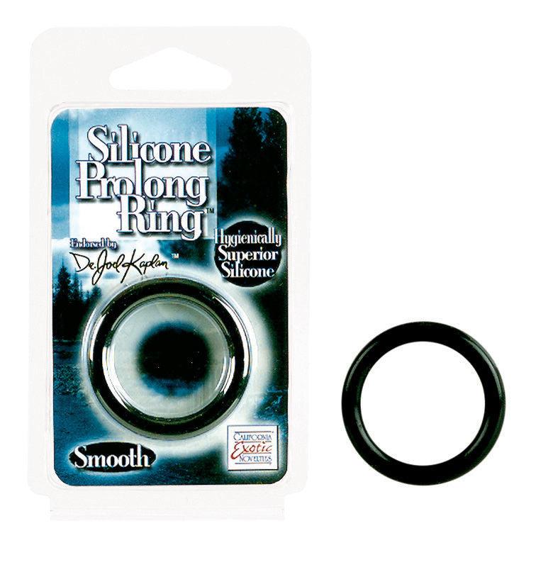 Dr. Joel's Silicone Prolong Ring Smooth - Black - Love It Wet