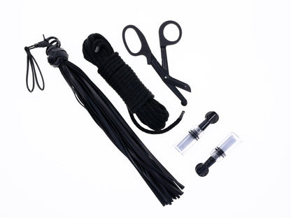 Tied and Twisted Bondage Kit - Black - Love It Wet