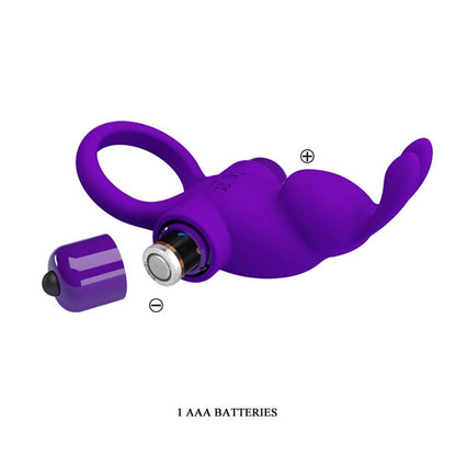 Pretty Love Vibrant Penis Ring I - Purple - Love It Wet