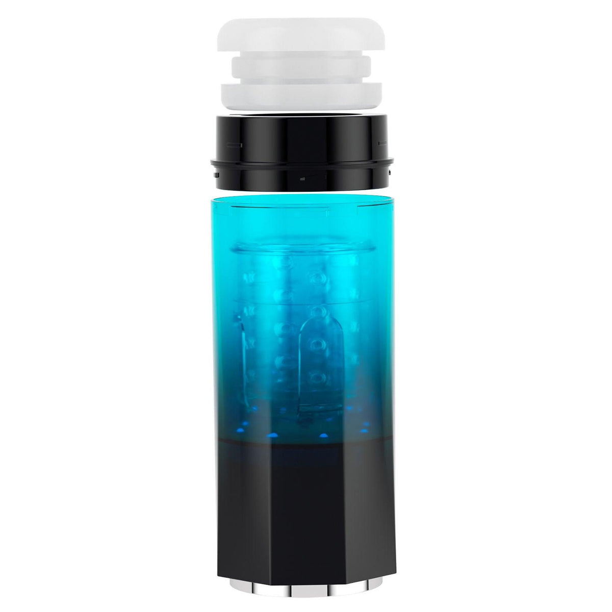 Adrian - Water Spa Rotating Male Masturbator - Blue - Love It Wet