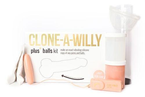 Clone-a Willy Plus Balls Kit - Light Skin Tone - Love It Wet