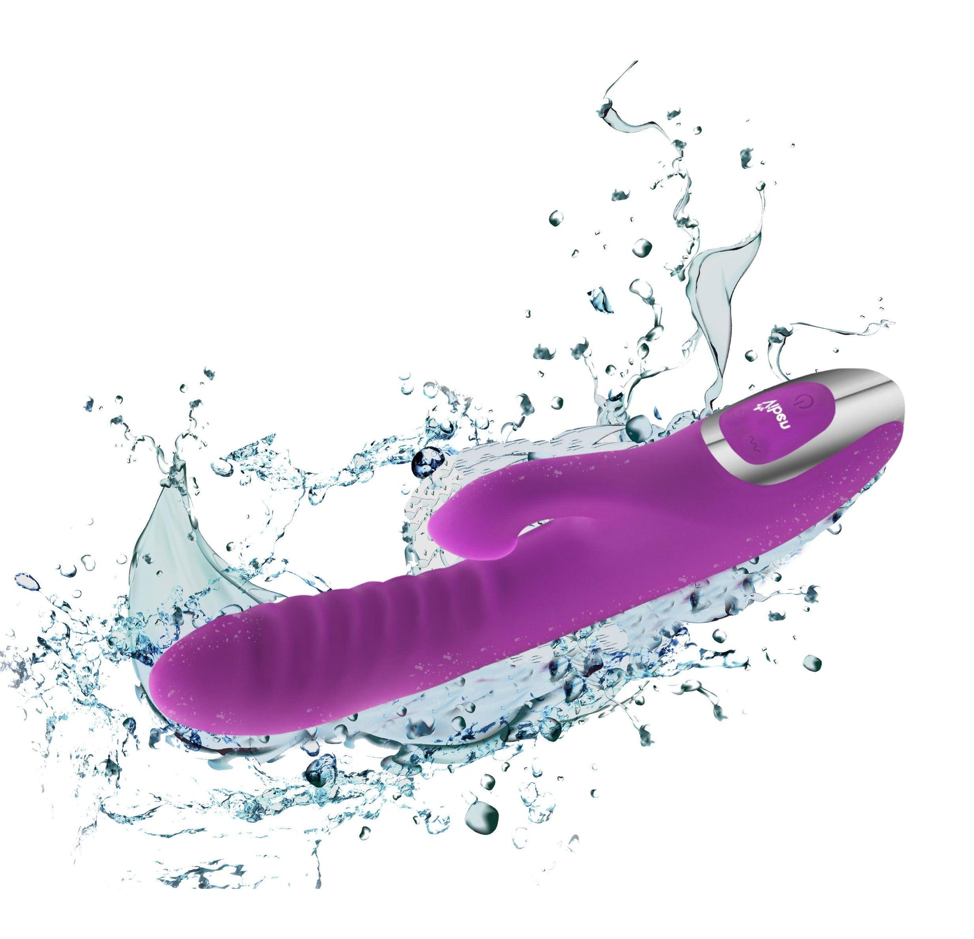 Frenzy - Rabbit Vibe With Clitoral Suction - Berry - Love It Wet