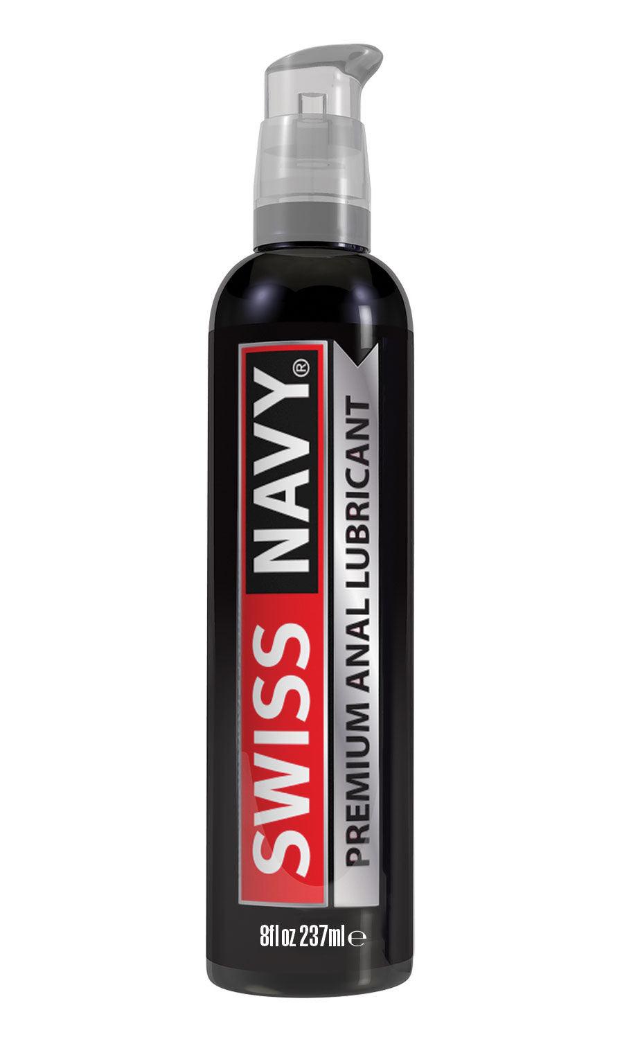 Swiss Navy Premium Silicone Anal Lubricant - 8 Oz. - Love It Wet