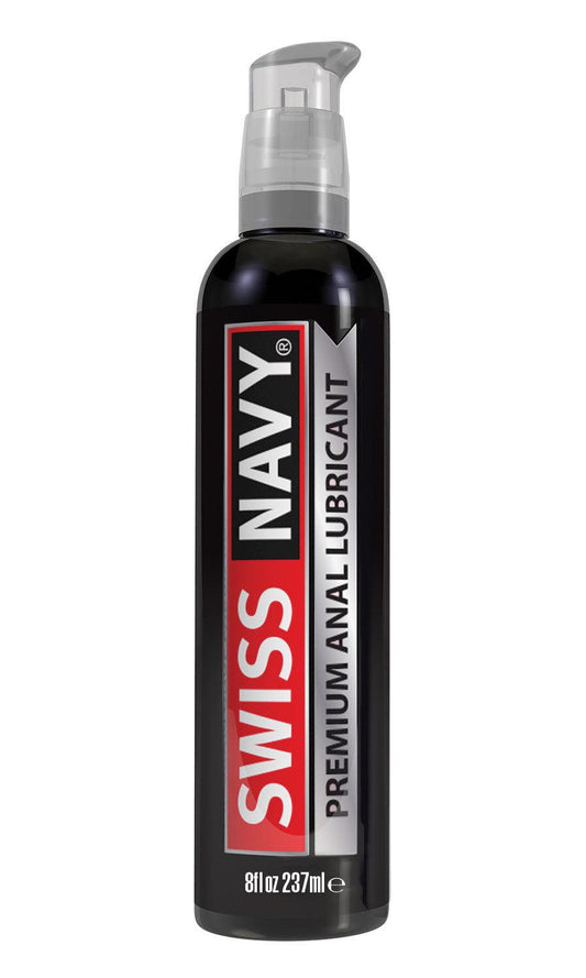 Swiss Navy Premium Silicone Anal Lubricant - 8 Oz. - Love It Wet