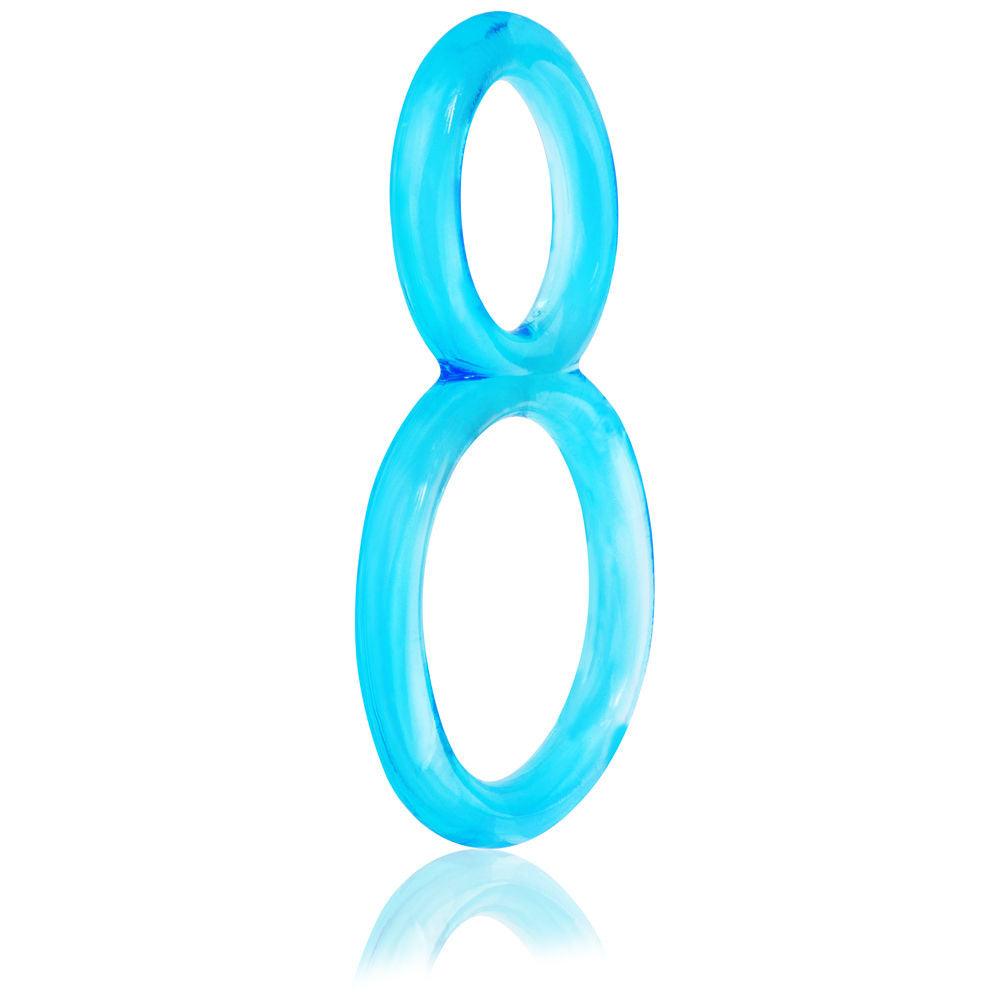 Ofinity Double Ring - Blue - Love It Wet