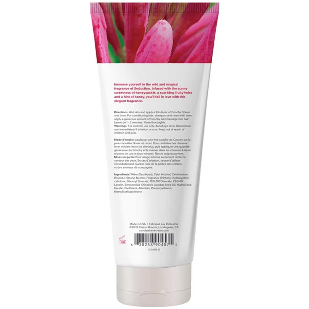 Coochy Oh So Smooth Shave Cream - Seduction - 3.4 Oz - Love It Wet