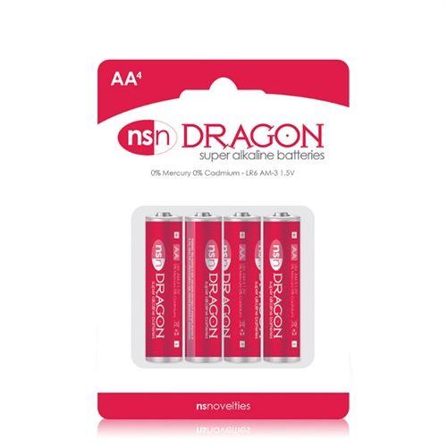 Dragon - Alkaline Batteries - AAA - 4 Pack - Love It Wet