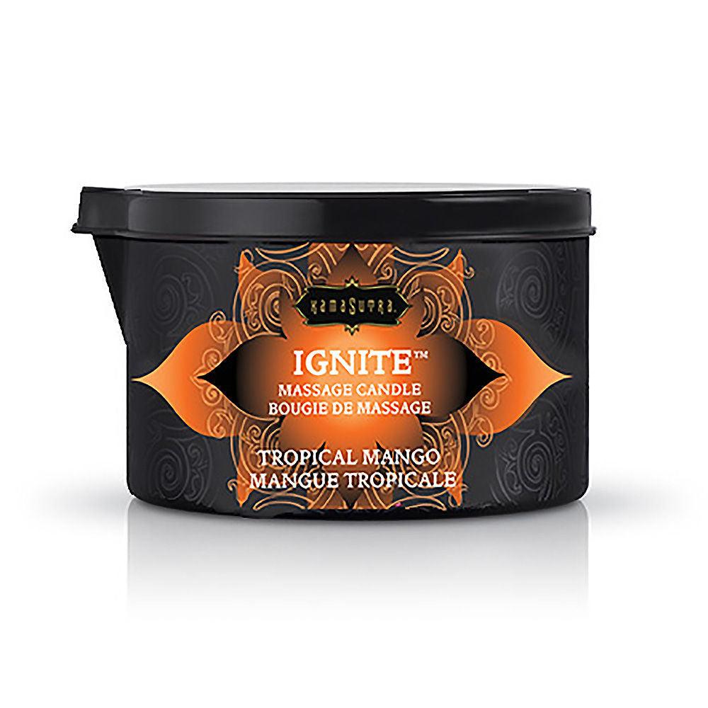 Ignite Tropical Mango Massage Candle - 6 Oz. - Love It Wet