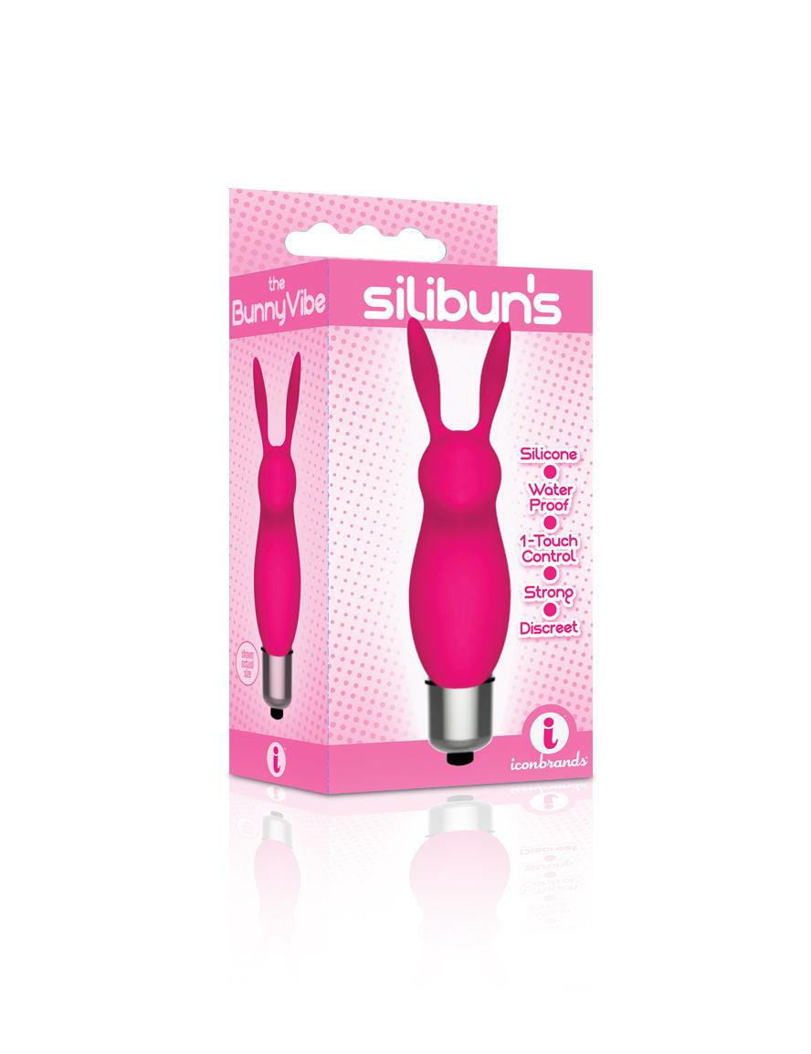 The 9's Silibus Silicone Bunny Bullet - Pink - Love It Wet