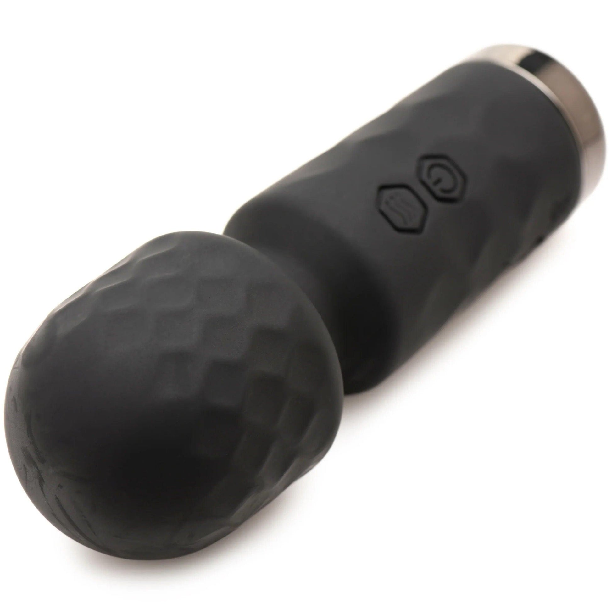 10x Mini Silicone Wand - Black - Love It Wet