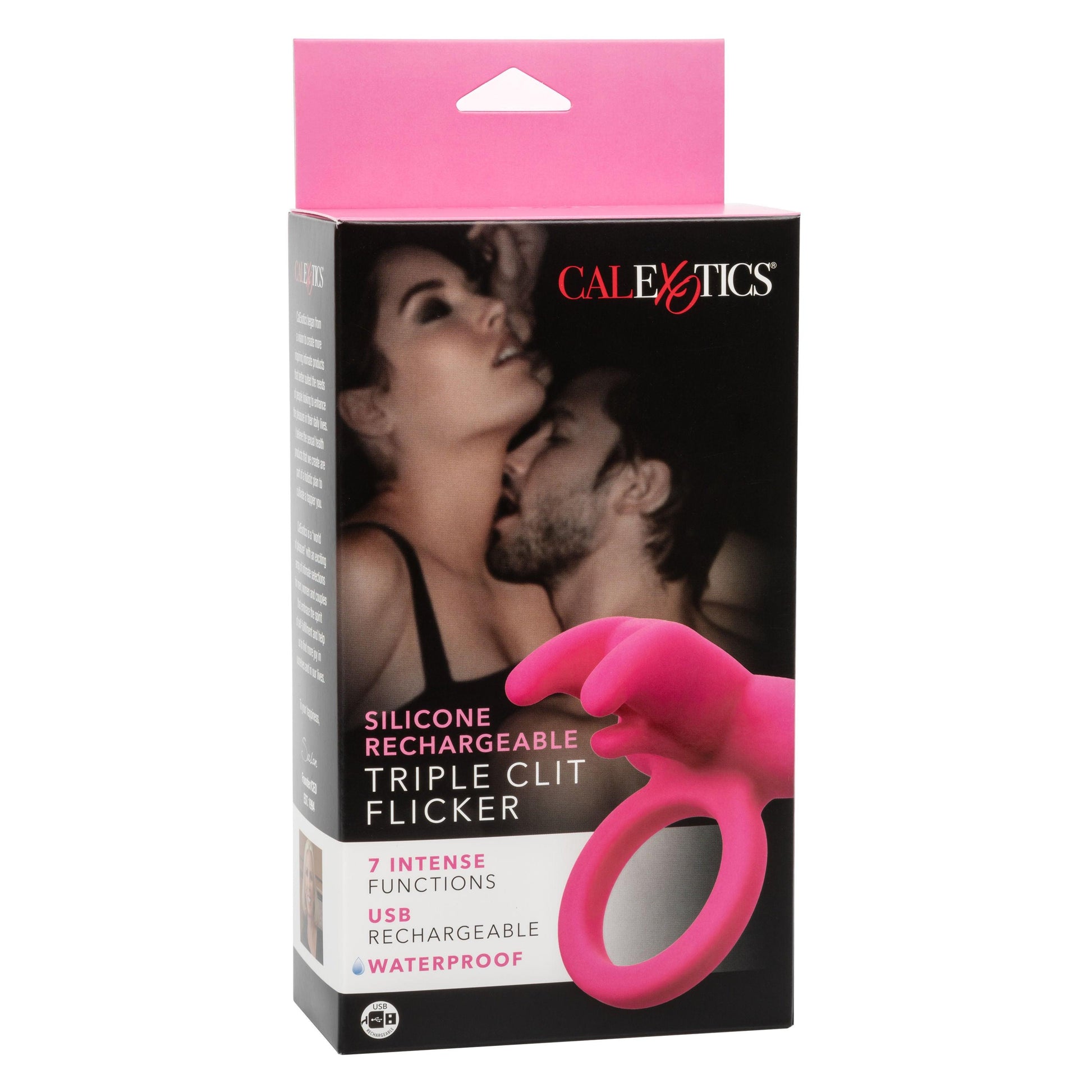 Silicone Rechargeable Triple Clit Flicker - Love It Wet