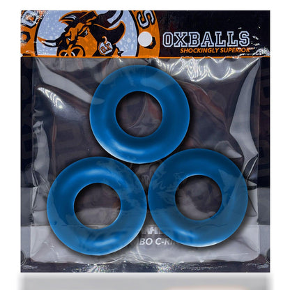 Fat Willy 3-Pack Jumbo C-Rings - Black - Love It Wet